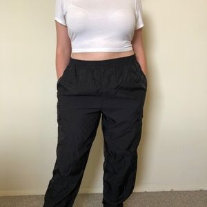 Vintage Reebok Black Windbreaker Track Pants
